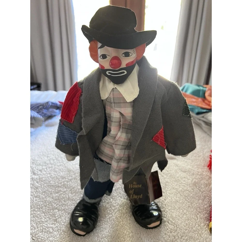 The House Of Lloyd Hobo Porcelain Clown With Tags No Box‎